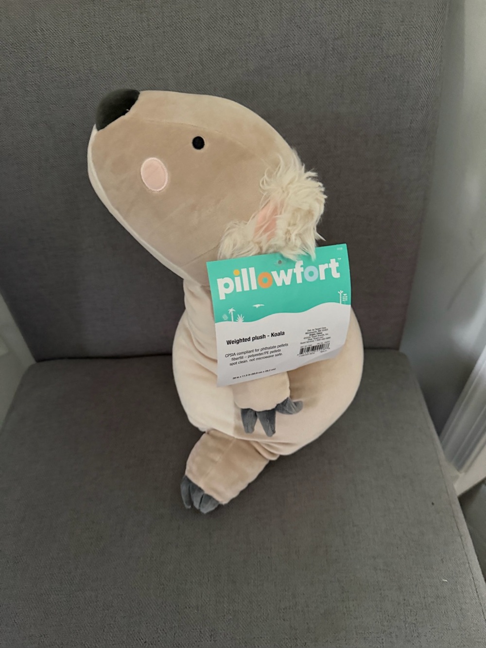 Pillowfort weighted koala plush nwt